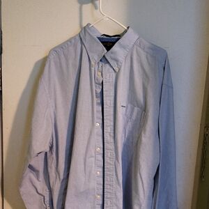 Tommy Hilfiger Blue Casual Button Down Shirt